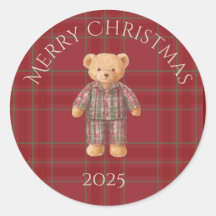 Autocollant d'ours de vacances Héritage