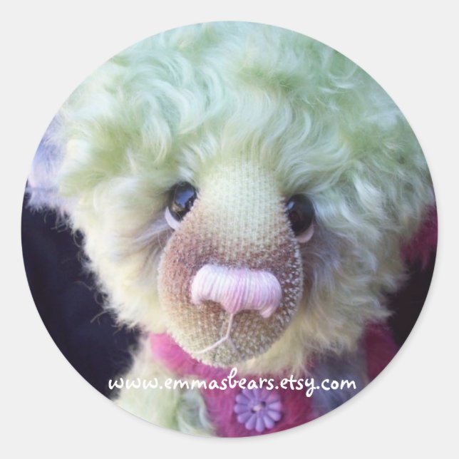 autocollant d'ours vert (Devant)