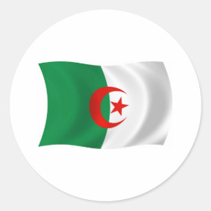 Autocollant Drapeau Algérie