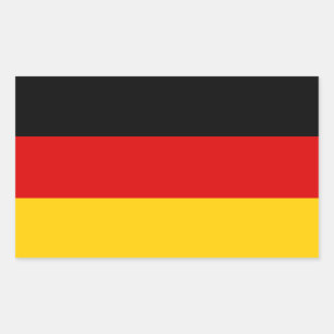 Autocollant drapeau allemand