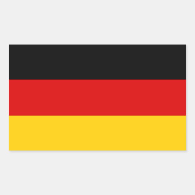 Autocollant drapeau allemand (Devant)