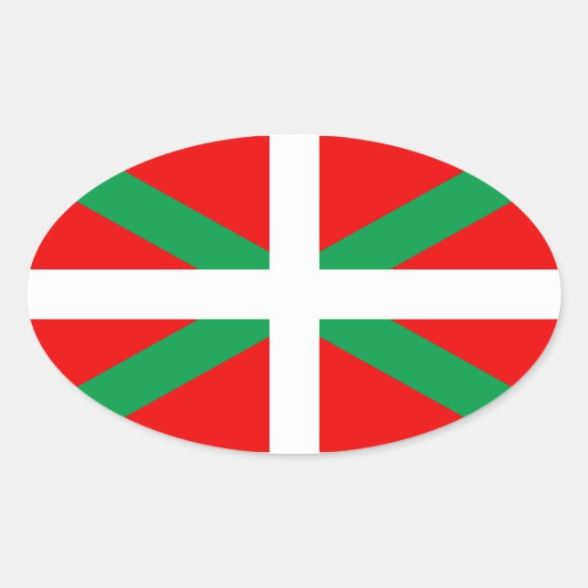 Autocollant Drapeau Basque "Ikkurina" (Devant)