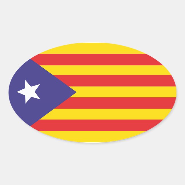 Autocollant Drapeau Catalan "Serenya" (Devant)