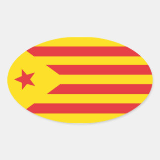 Autocollant Drapeau Catalan "Serenya"