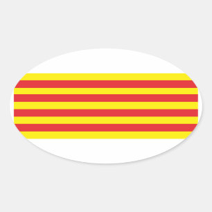 Autocollant Drapeau Catalan "Serenya"