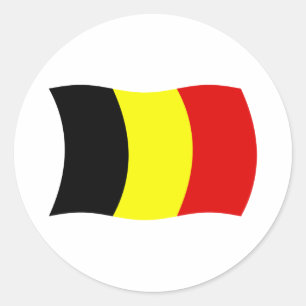 Autocollant Drapeau de la Belgique