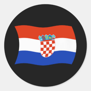 Autocollant Drapeau de la Croatie