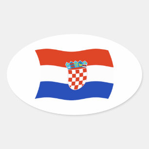 Autocollant Drapeau de la Croatie