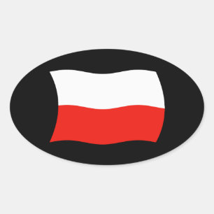 Autocollant Drapeau de la Pologne