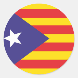 Autocollant Drapeau de l'Indépendance Catalane