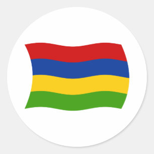 Autocollant Drapeau de Maurice
