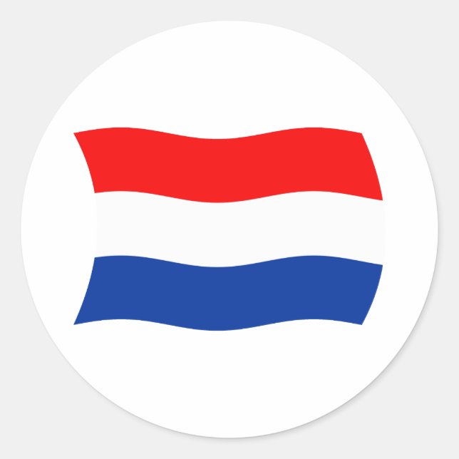 Autocollant Drapeau des Pays-Bas (Devant)