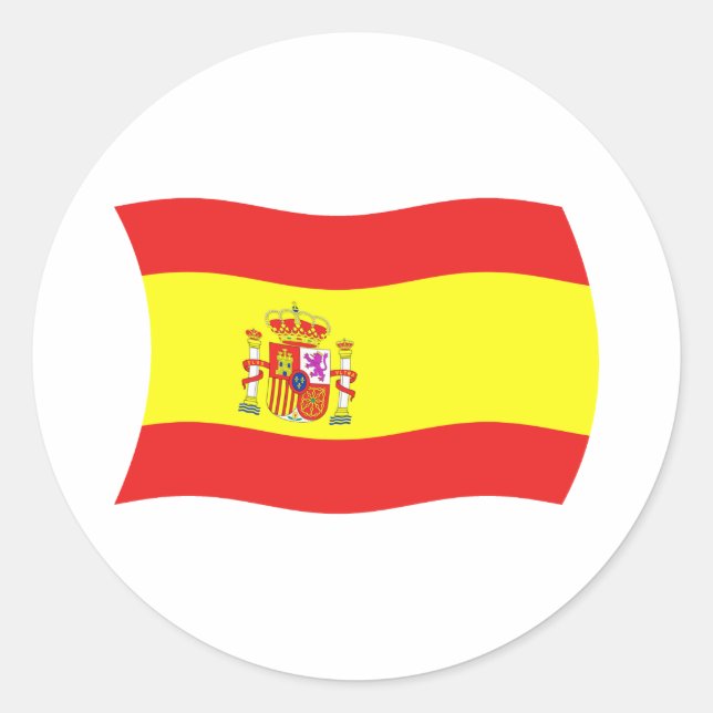 Autocollant Drapeau d'Espagne (Devant)