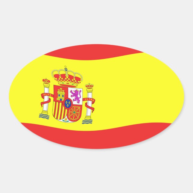 Autocollant Drapeau d'Espagne (Devant)