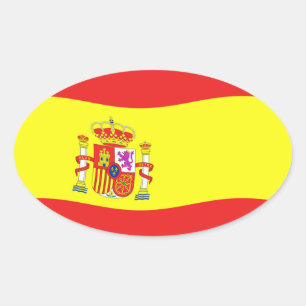 Autocollant Drapeau d'Espagne