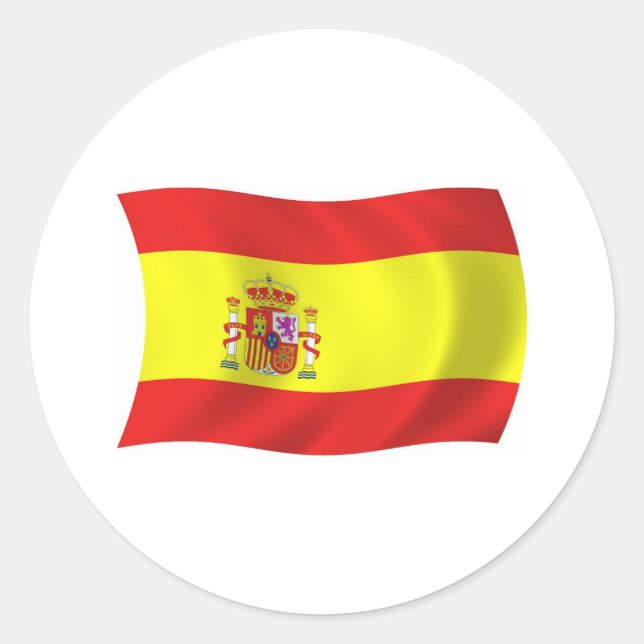 Autocollant Drapeau d'Espagne (Devant)