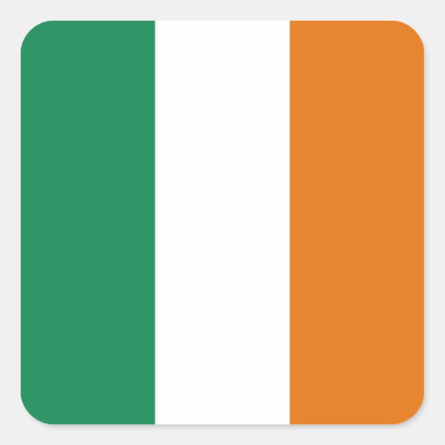 Autocollant drapeau d'Irlande (Devant)