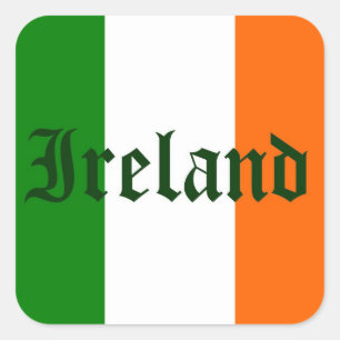 Autocollant drapeau d'Irlande