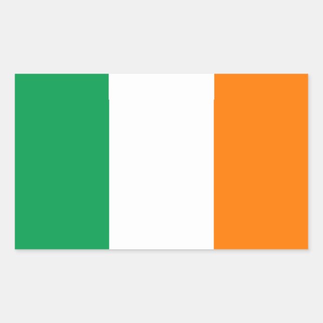 Autocollant drapeau d'Irlande (Devant)