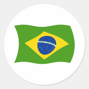 Autocollant Drapeau du Brésil