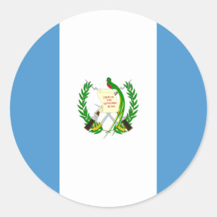 Autocollant drapeau du Guatemala
