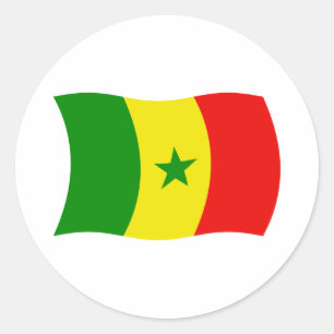 Autocollant Drapeau du Sénégal