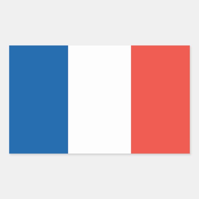 Autocollant drapeau français (Devant)