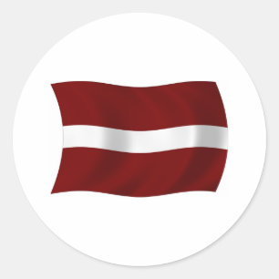 Autocollant Drapeau Lettonie