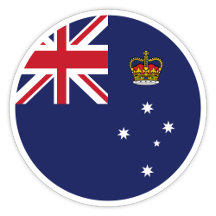 Autocollant drapeau Victoria Australia