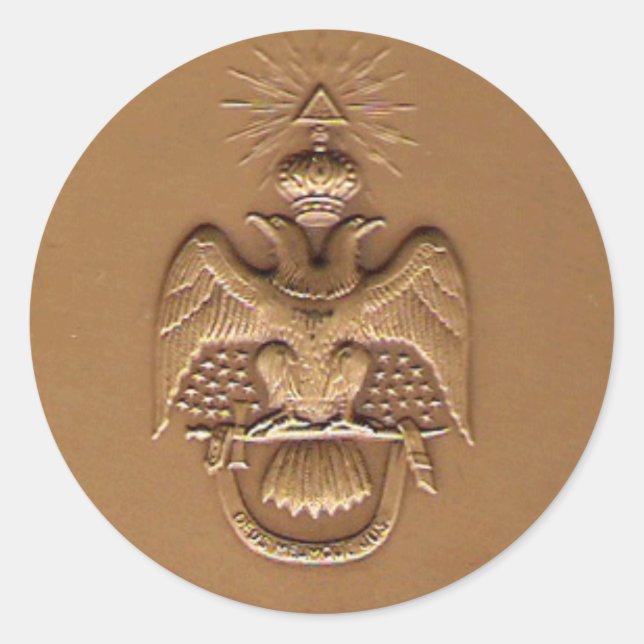 Autocollant droit écossais de 3 pouces (Devant)