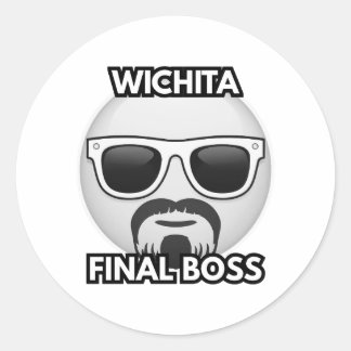 Autocollant drôle de boss final de Wichita