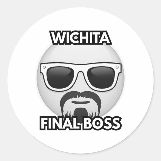 Autocollant drôle de boss final de Wichita (Devant)