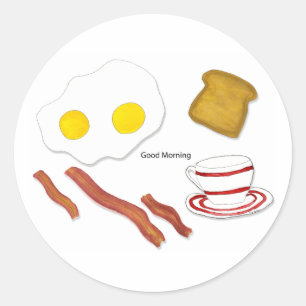 Autocollant du bon matin