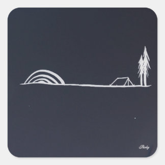 autocollant du camp de nuit pawley