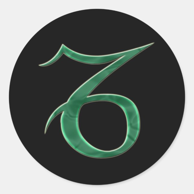 Autocollant du Capricorne #3 (Devant)