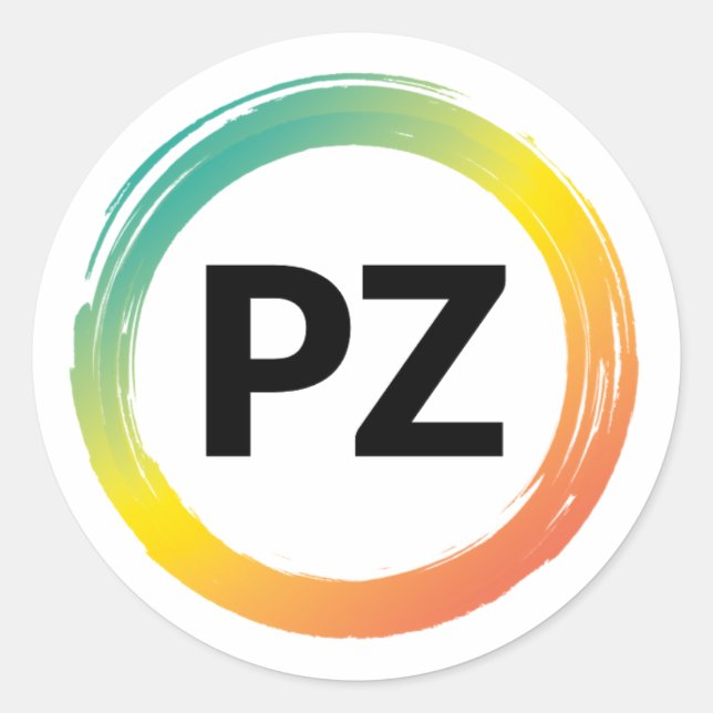 Autocollant du cercle d'apprentissage PZ (Devant)