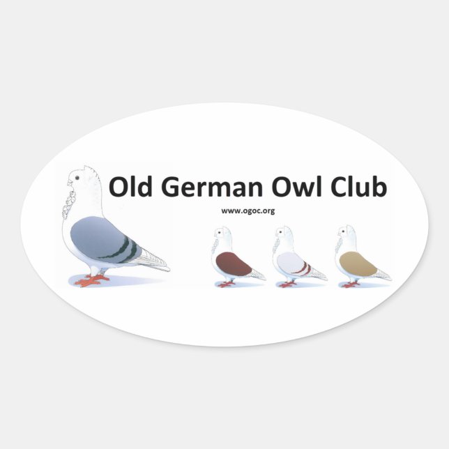 Autocollant du club de hibou allemand (Devant)
