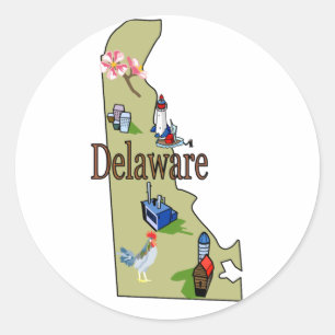 Autocollant du Delaware