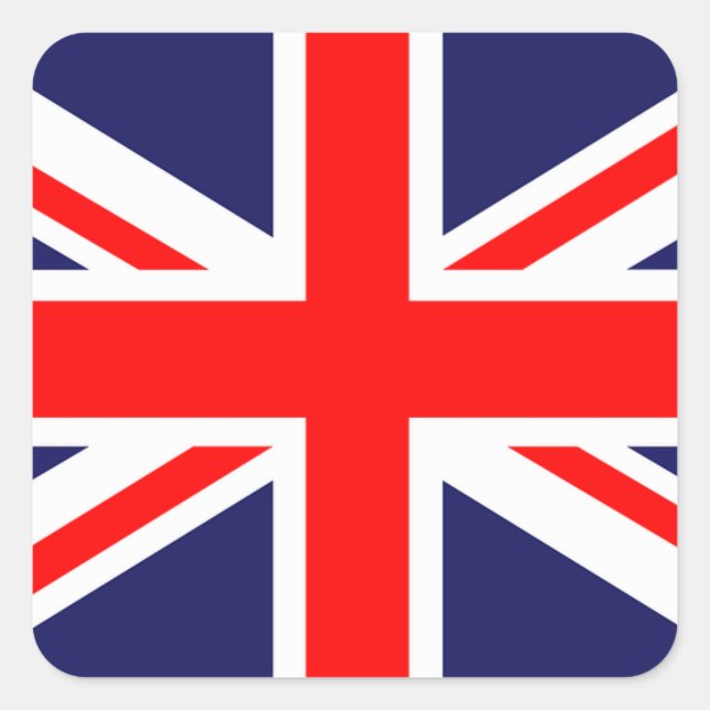 autocollant du drapeau britannique. (Devant)