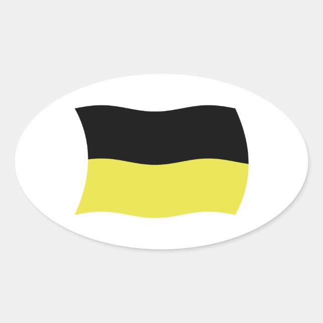 Autocollant du drapeau cachoube (Devant)