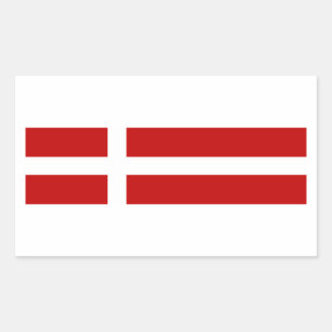 Autocollant du drapeau danois