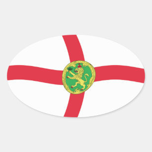 Autocollant du drapeau d'Aurigny