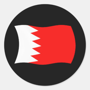 Autocollant du drapeau de Bahreïn