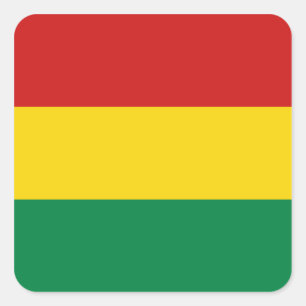 Autocollant du drapeau de Bolivie