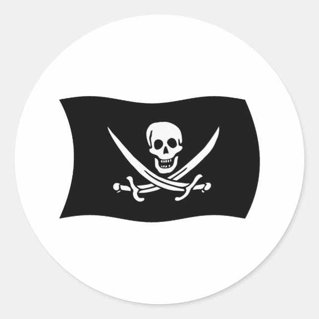 Autocollant du drapeau de John Rackham (Devant)