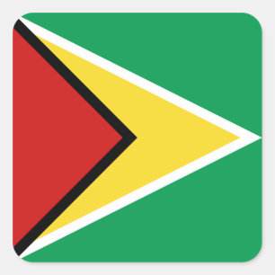 Autocollant du drapeau de la Guyane