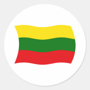 Autocollant du drapeau de la Lituanie