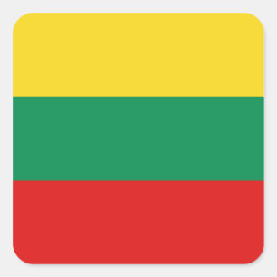 Autocollant du drapeau de la Lituanie