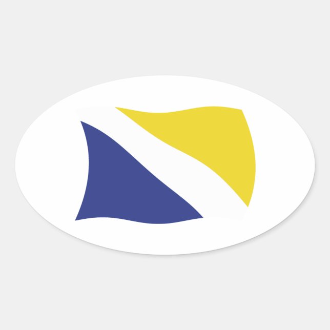Autocollant du drapeau de la minorité allemande du (Devant)