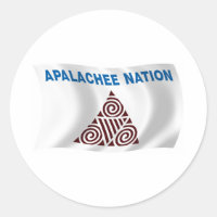 Autocollant du drapeau de la nation Apalachee
